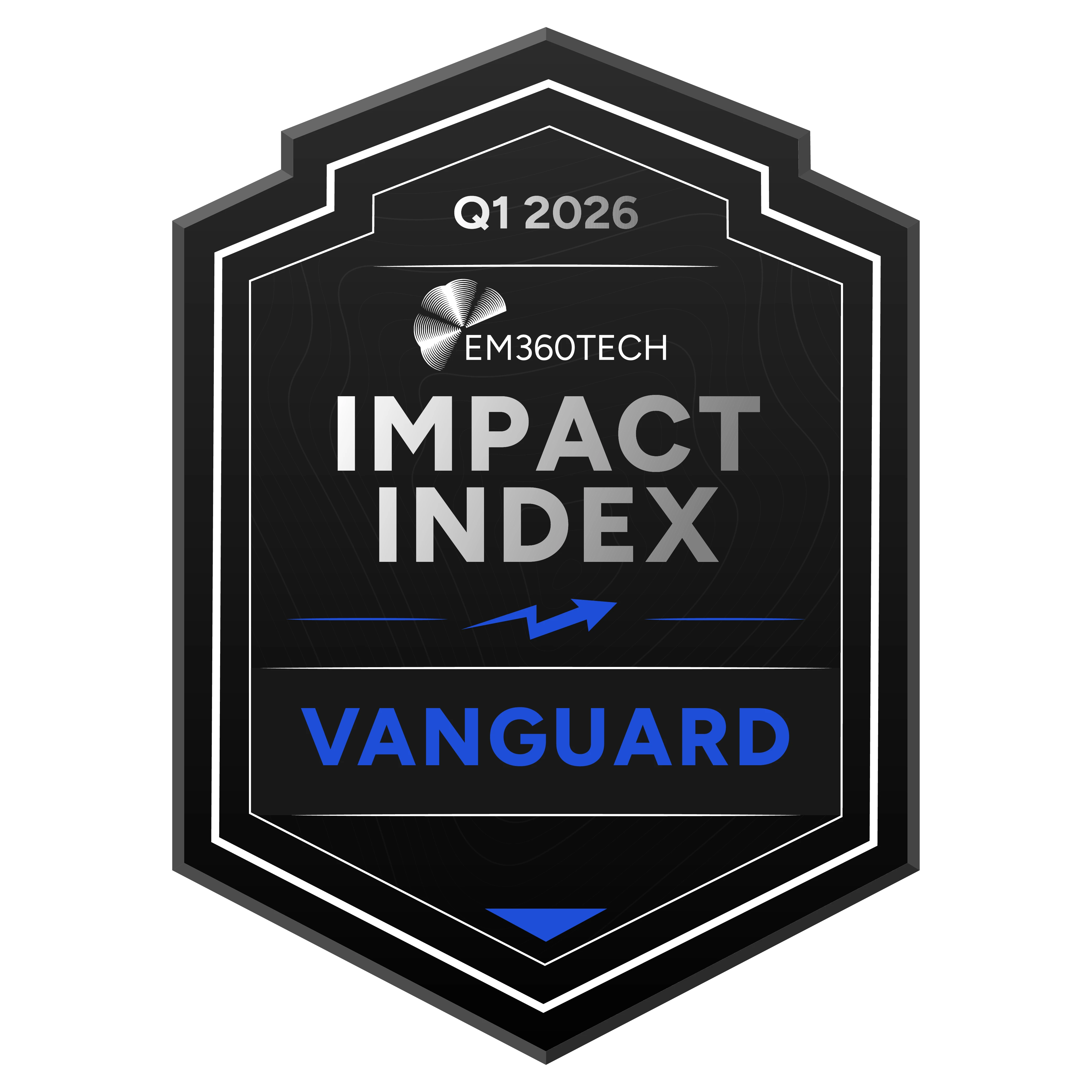 EM360Tech Vanguard Award Q1 2026 badge