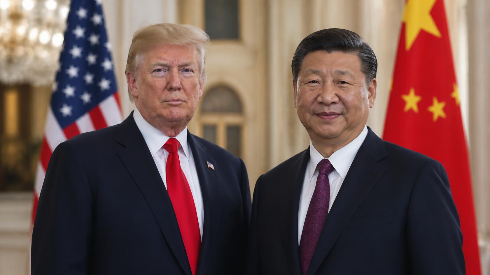 President Xi Jinping  and trump