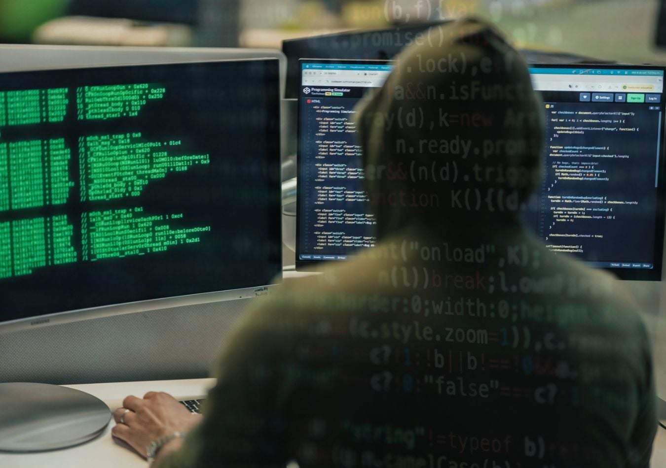 Hacker gaining access to systems
