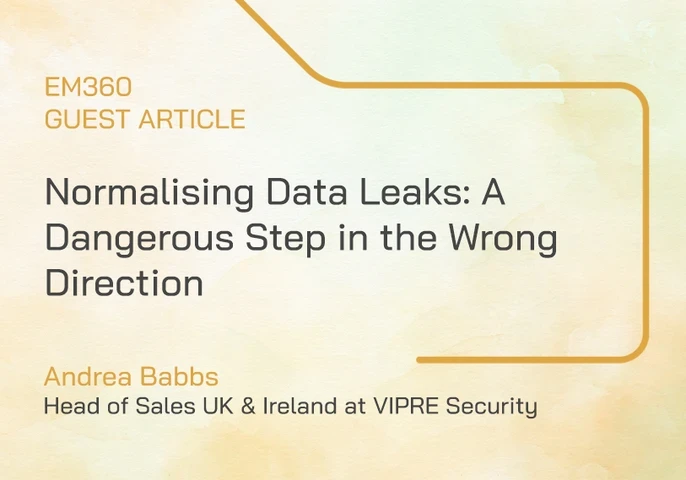 Header image for "Normalising Data Leaks: A Dangerous Step in the Wrong Direction"