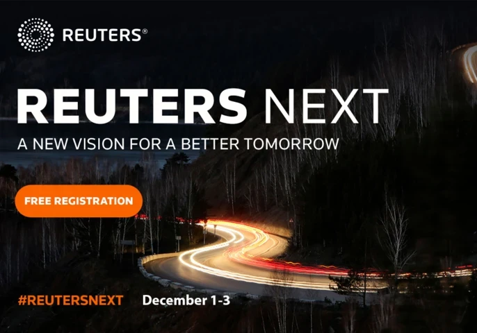 Reuters NEXT is gathering global leaders and forward thinkers ?? to reimagine solutions to the challenges the new year brings on December 1-3 2021. 