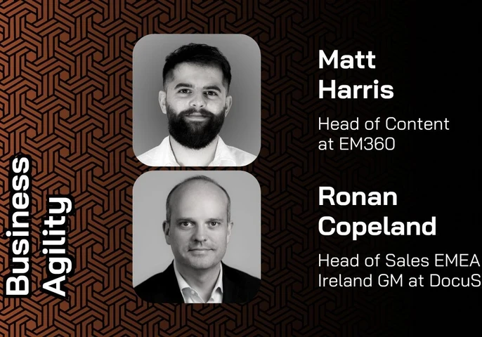 Profile pictures for Matt Harris and Ronan Copeland of DocuSign