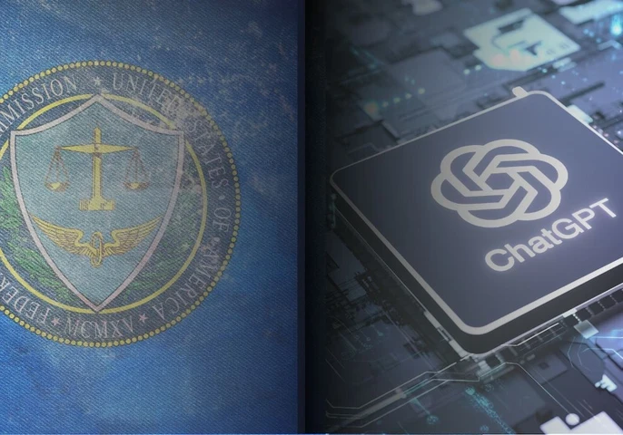 FTC logo alongside ChatGPT logo.