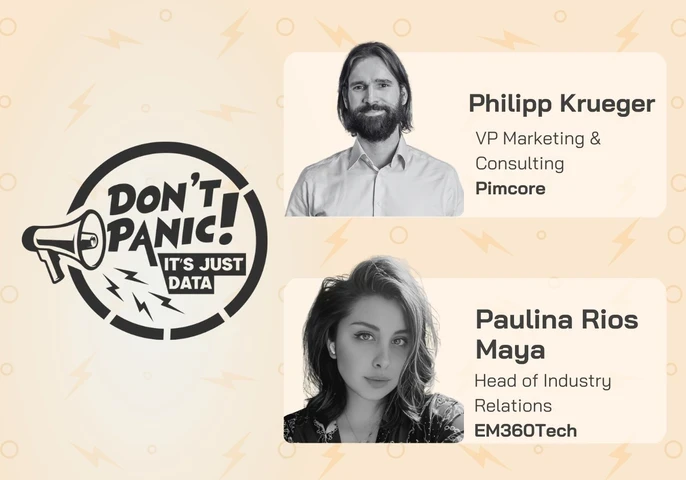 Pimcore Podcast Dont Panic Its Just Data