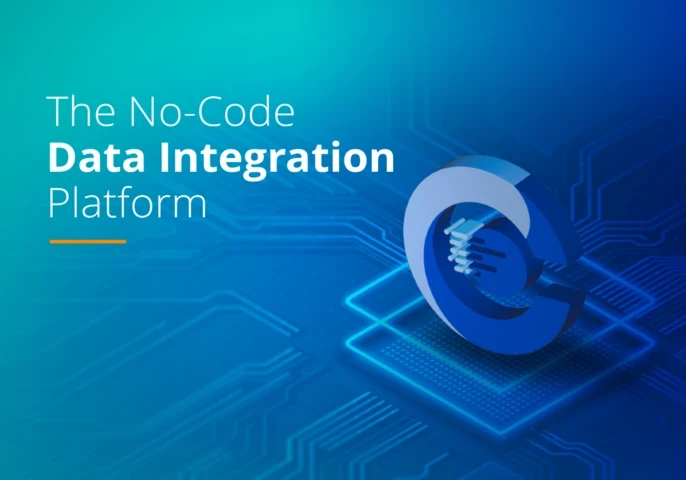 A whitepaper cover with the title "The No-Code Data integration Platform"
