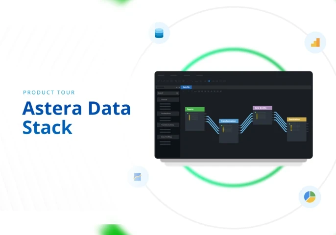 astera product tour no code data stack