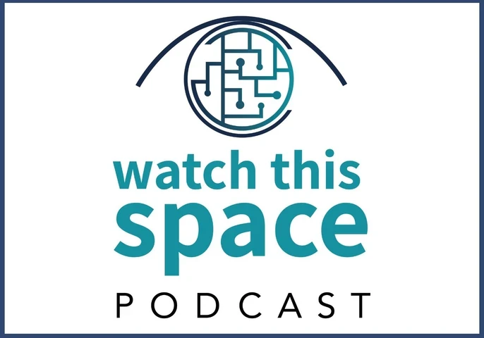 "Watch This Space" podcast logo