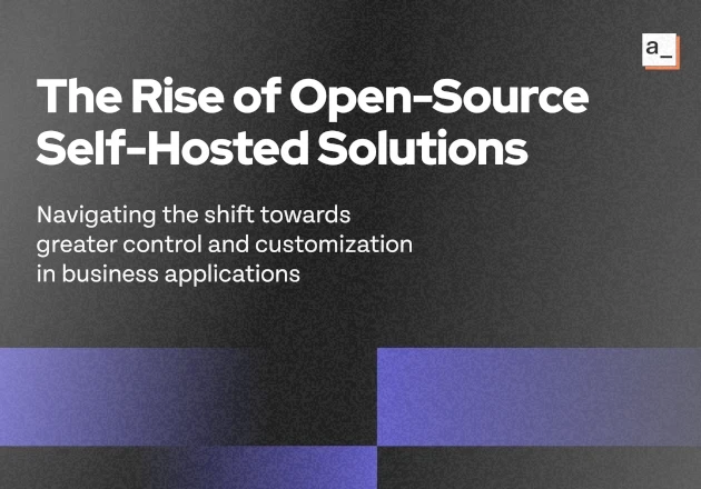 appsmith open source solutions