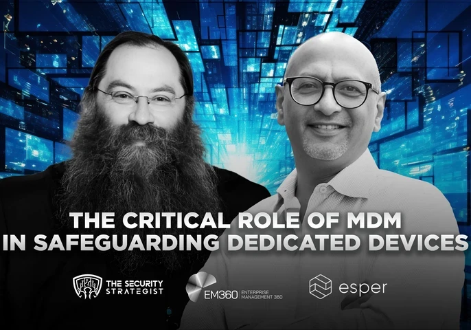 cybersecurity podcast with esper's sudhir reddy and chris steffen, ema on em360tech