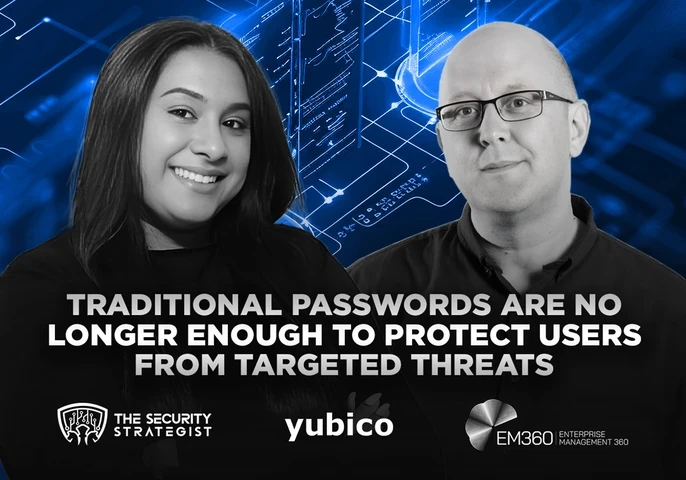 Trisha Pillay, host of the Security Strategist podcast, with Nic Sarginson, Senior Solutions Engineer at Yubico, discussing phishing-resistant authentication and passwordless security.