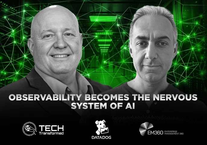 Pejman Tabassomi, Field CTO EMEA at Datadog, discusses the strategic role of observability in AI-driven business operations on the Tech Transformed podcast.