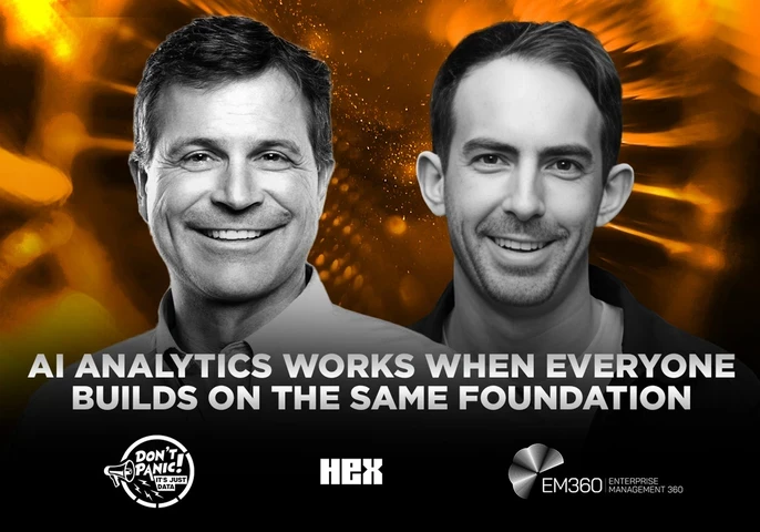 In the recent episode of the Don’t Panic, It’s Just Data podcast, Barry McCardel, Co-Founder and CEO of Hex joined host Kevin Petrie, VP research and Head of Data Management at BARC, to talk about why access alone has never been enough. He also discussed how artificial intelligence (AI) is forcing the analytics community to rethink the purpose of data.