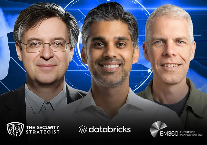 Richard Stiennon interviewing Omar Khawaja and Danny Healy on securing AI at enterprise scale