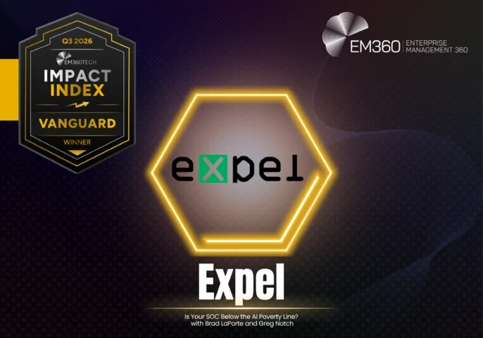 The winner of the EM360Tech Quarterly Impact Index Vanguard category, Expel.