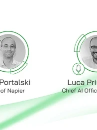Nick Portalski CTO of Napier talks to Luca Primerano Cheif AI Officer at Napier