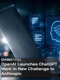 Banner image for news article about ChatGPT work launch