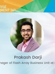Profile picture of Prakash Darji, General Manager of Flash Array Business Unit at Pure Storage