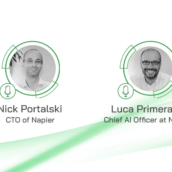 Nick Portalski CTO of Napier talks to Luca Primerano Cheif AI Officer at Napier