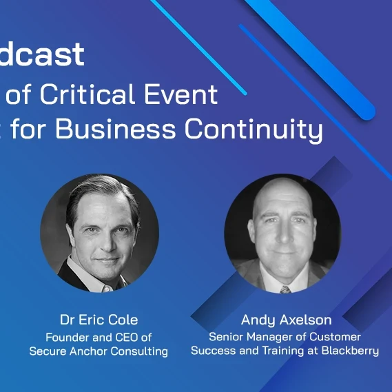Profile pictures of Dr Eric Cole and Andy Axelson