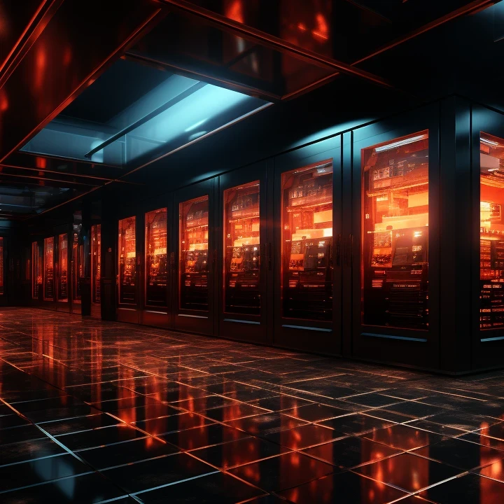 room filled with servers