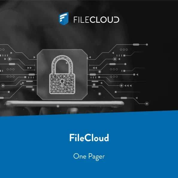 filecloud one pager