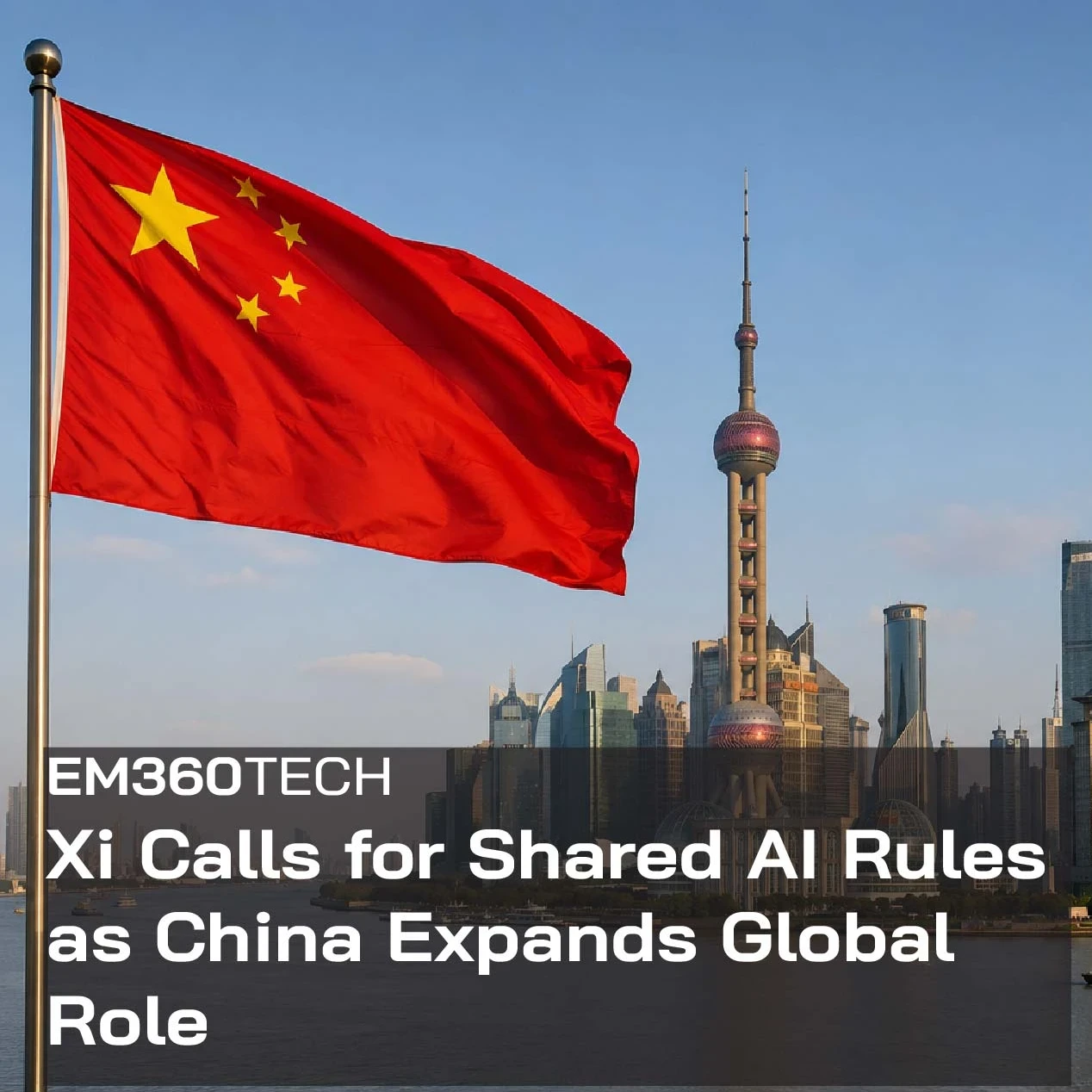Banner image for news article about Chinese president Xi's speech at WAIC 2026