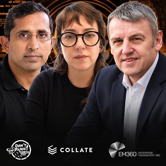 In this episode of the Don't Panic It's Just Data podcast, recorded live at Big Data London 2026 in Kensington Olympia, host Mike Ferguson, Managing Director of Intelligent Business Strategies and Conference Chair of Big Data London, sits down with Sanches and Suresh Srinivas, CEO and Co-Founder of Collate and OpenMetadata. 