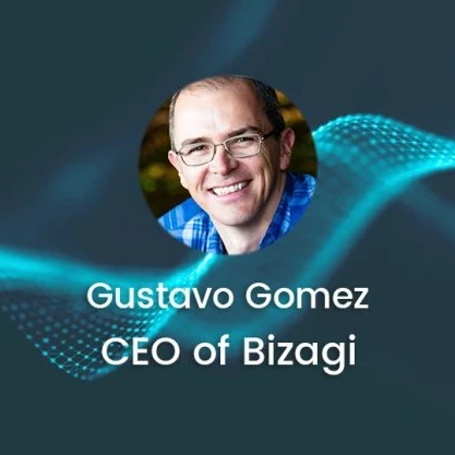 header image of Gustavo Gomez, CEO of Bizagi