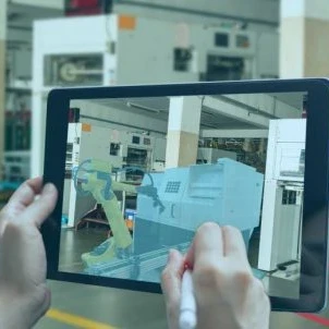 Industrial IoT devices connected across a smart industrial environment.