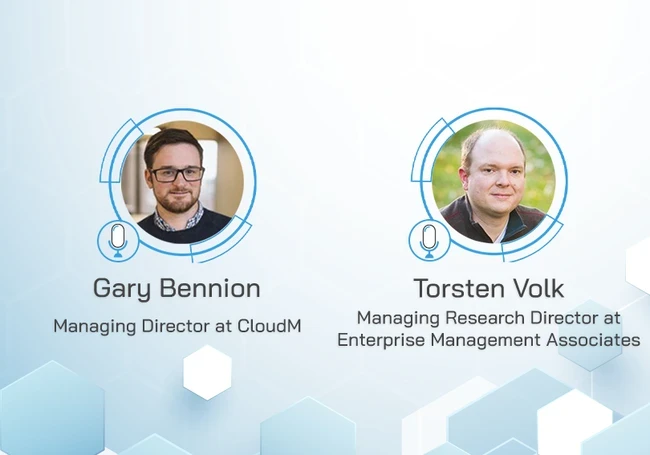 Gary Bennion and Torsten Volk podcast banner