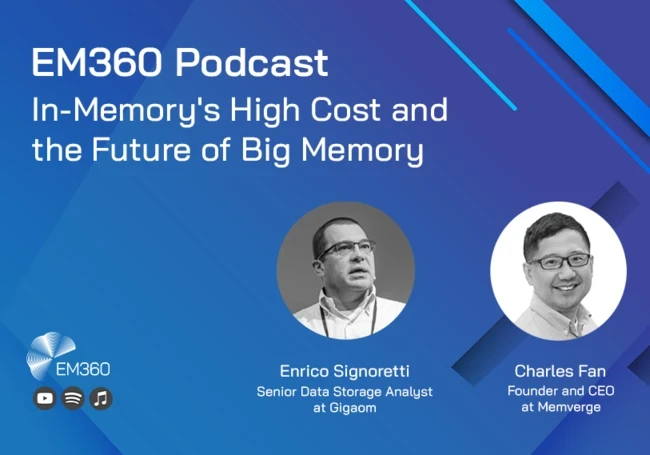 Enrico Signoretti and Charles Fan discuss Memverge and the future of big memory in a podcast