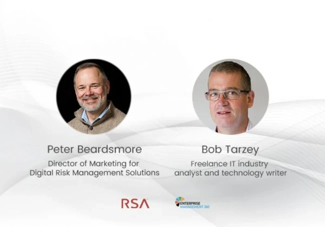 Profile pictures of Peter Beardsmore and Bob Tarzey